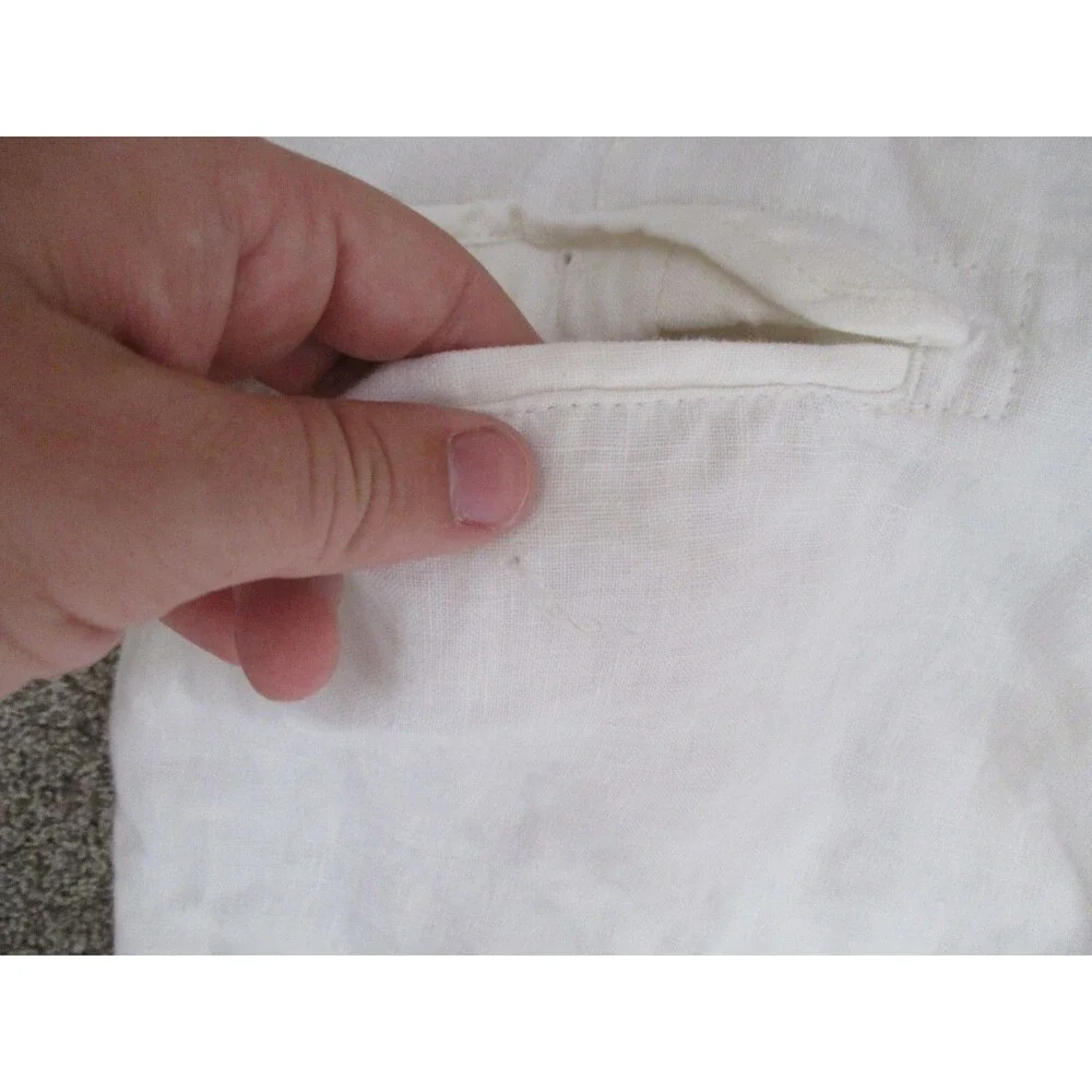 Tommy Bahama Linen Pants Relax Mens 38x32 White